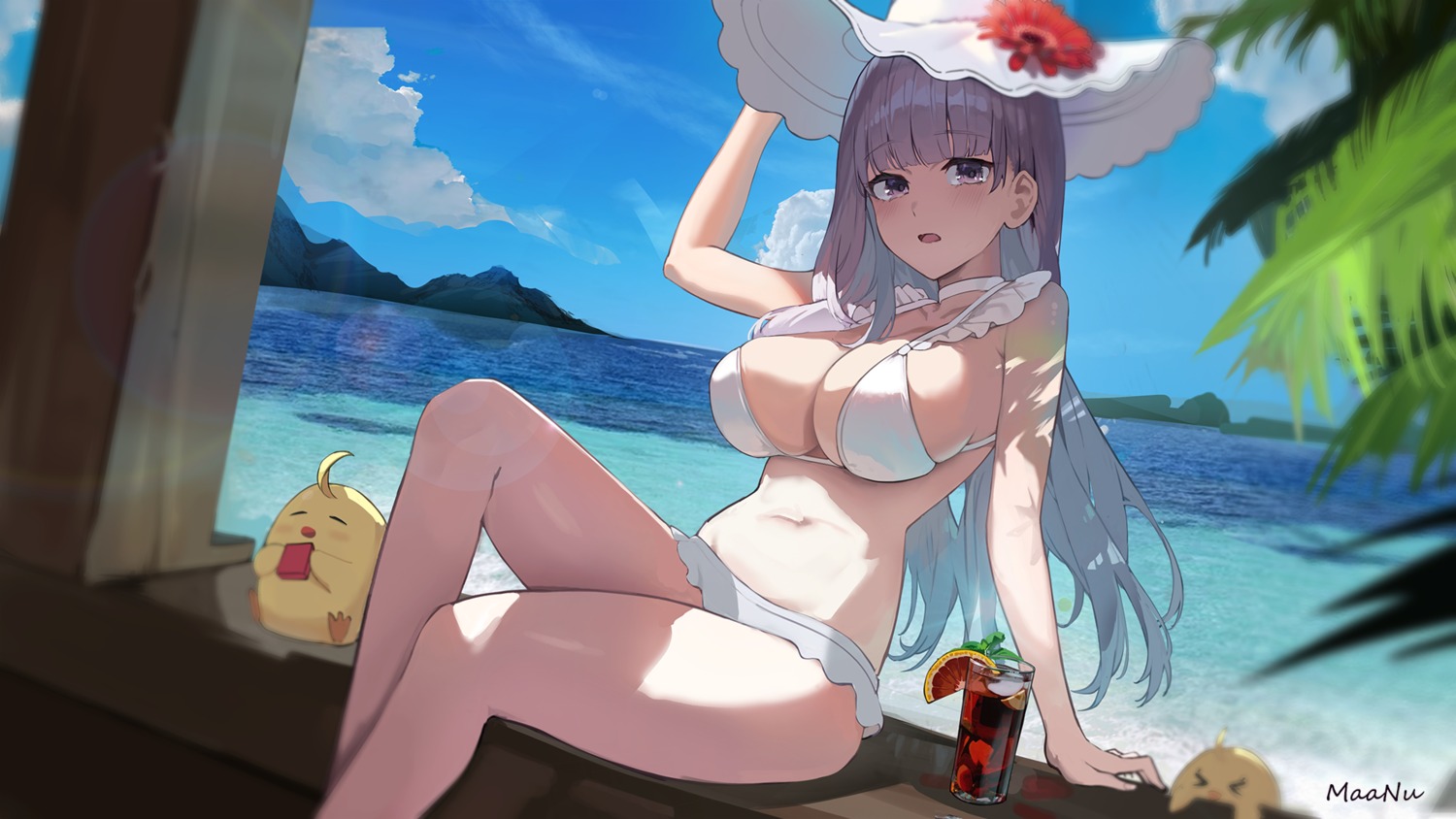 azur_lane bikini maanu manjuu_(azur_lane) plymouth_(azur_lane) swimsuits