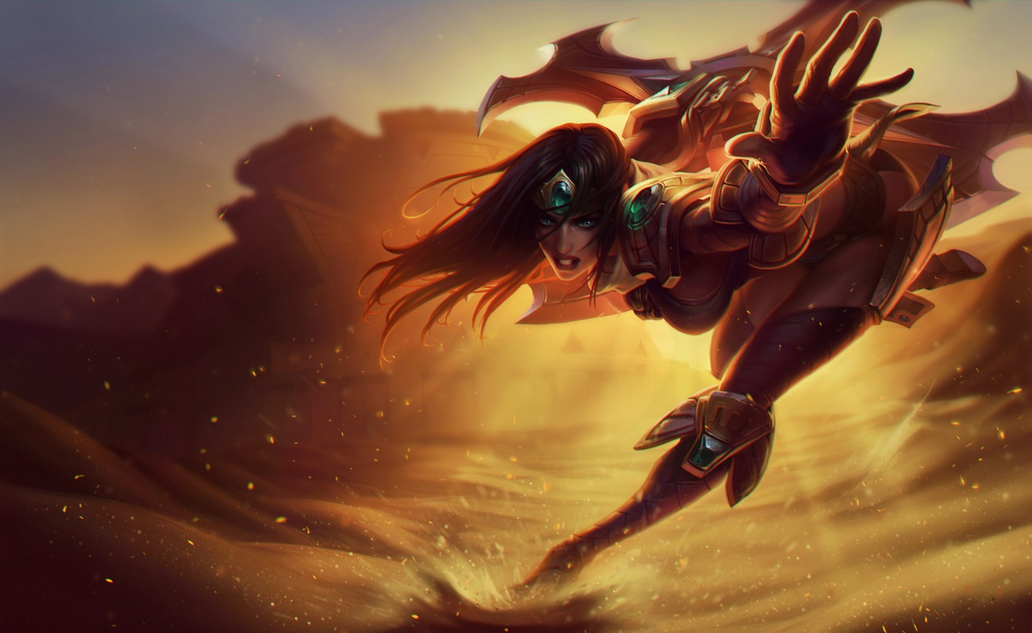 armor league_of_legends sivir tagme thighhighs weapon