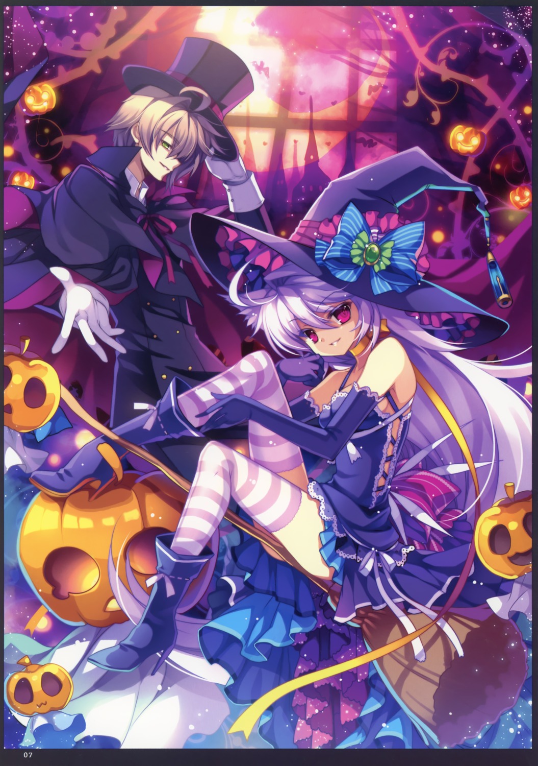 capura_lin eternal_phantasia halloween thighhighs witch