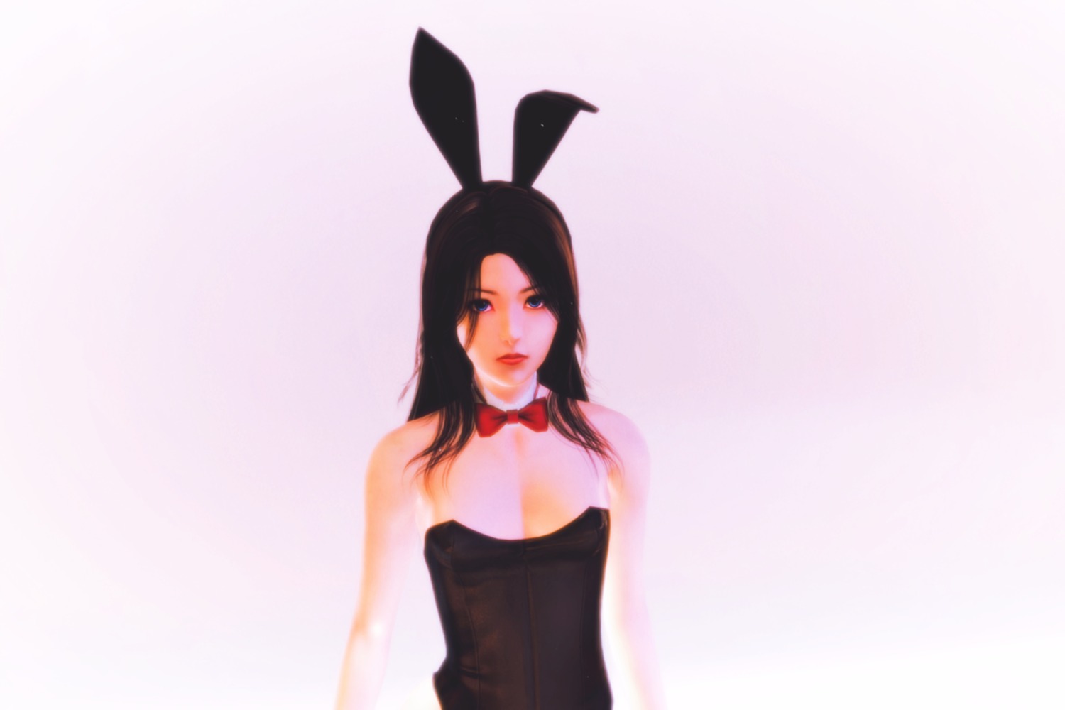 animal_ears bunny_ears bunny_girl cg cleavage no_bra tagme