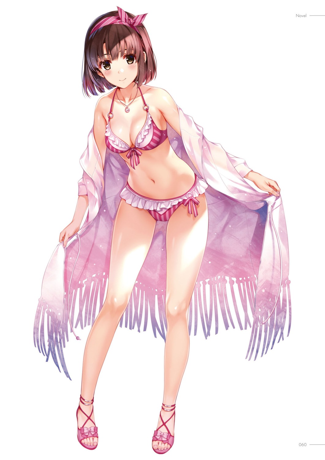 bikini cleavage katou_megumi misaki_kurehito saenai_heroine_no_sodatekata swimsuits