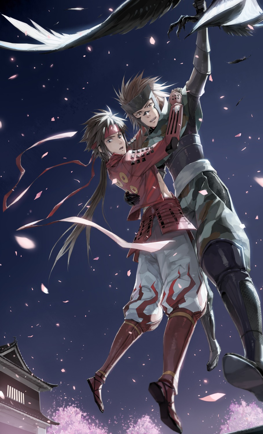 armor rinkai_44 sanada_yukimura sanada_yukimura_(basara) sarutobi_sasuke sarutobi_sasuke_(basara) sengoku_basara