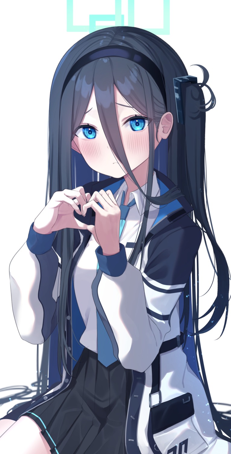 blue_archive halo seifuku tendou_arisu yuteke_key