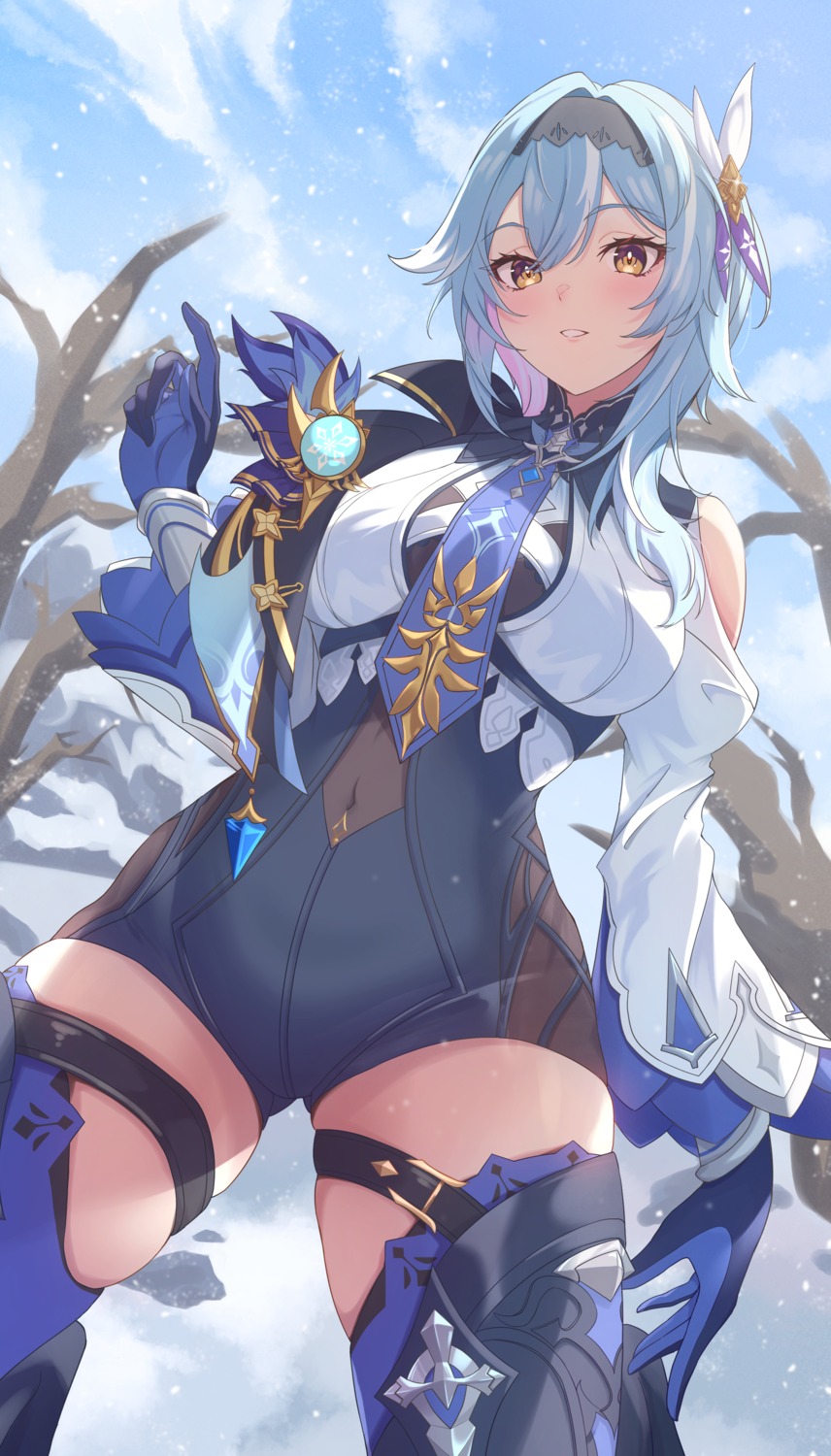 eula garter genshin_impact thighhighs vic