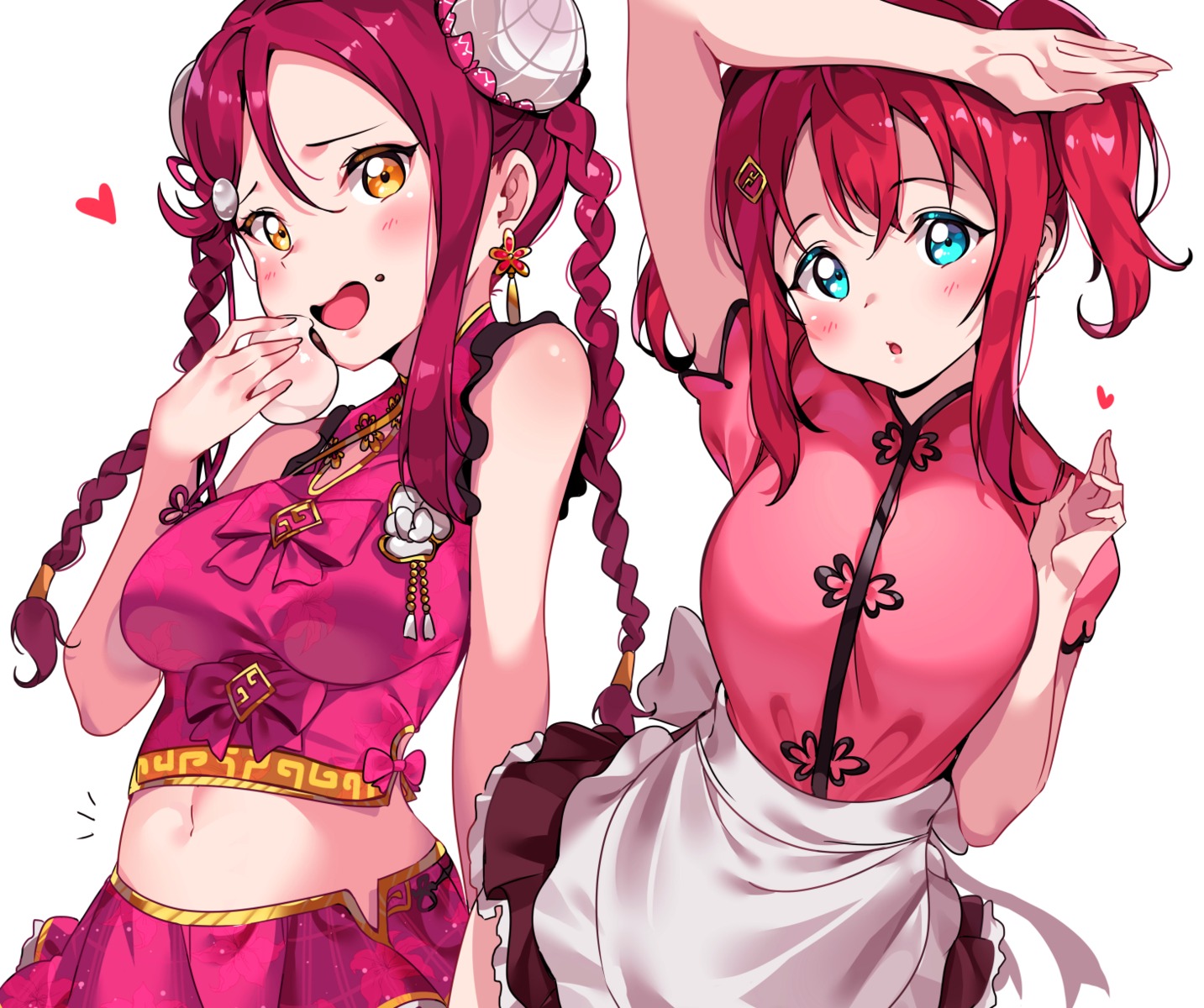 asian_clothes kurosawa_ruby love_live!_sunshine!! sakurauchi_riko tem10