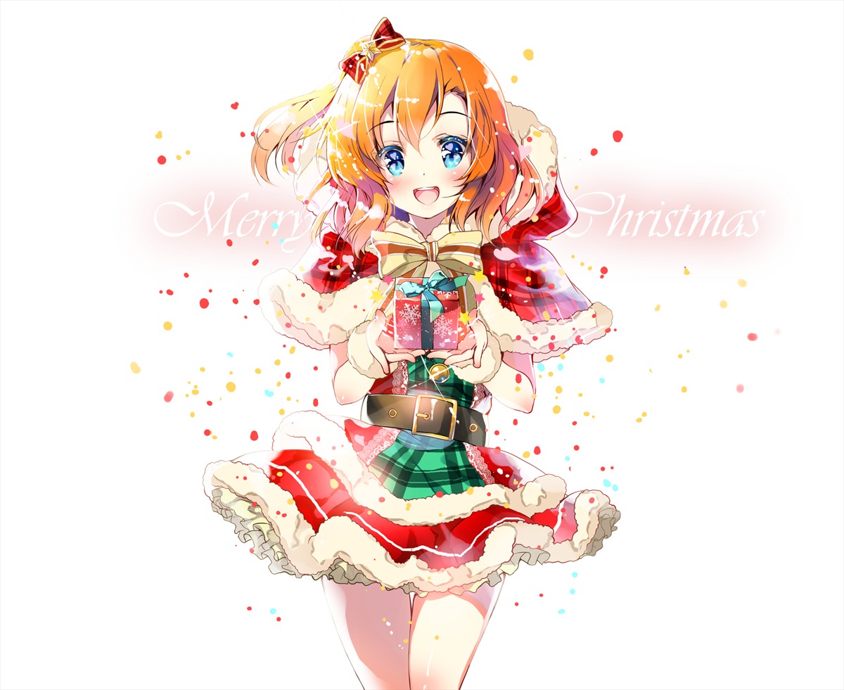 christmas kousaka_honoka love_live! love_live!_(series) miwabe_sakura