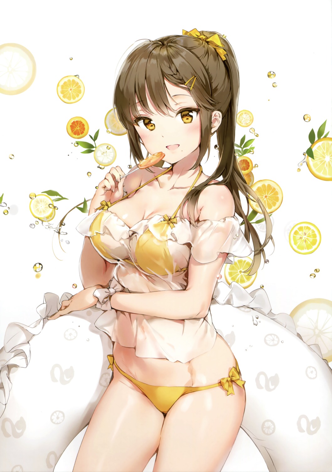 anmi bikini cleavage megane_shoujo o possible_duplicate see_through swimsuits