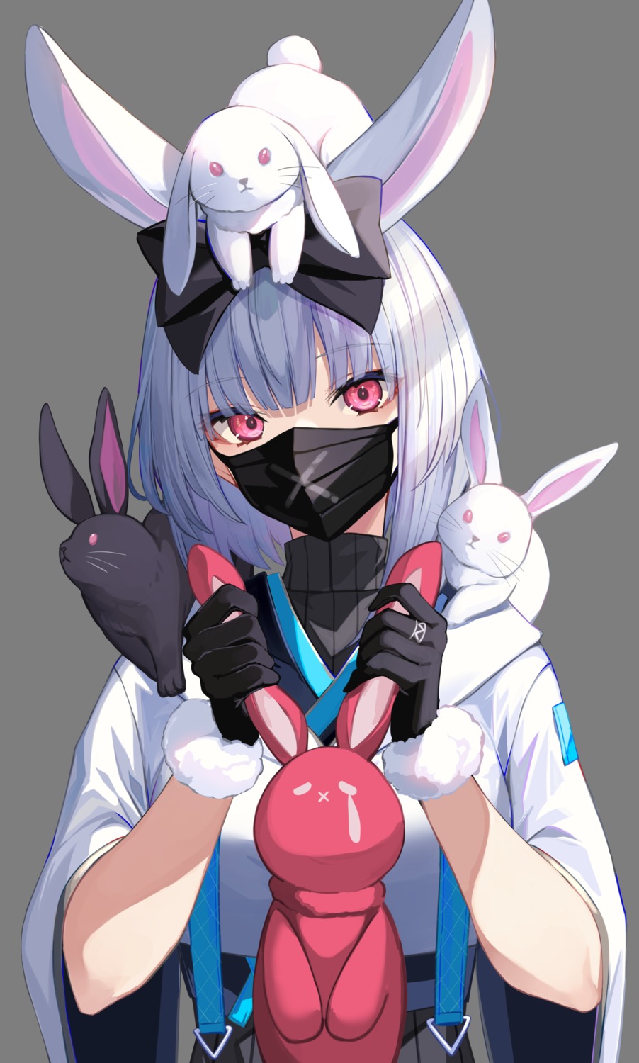 animal_ears bunny_ears japanese_clothes sweater takehana_note transparent_png