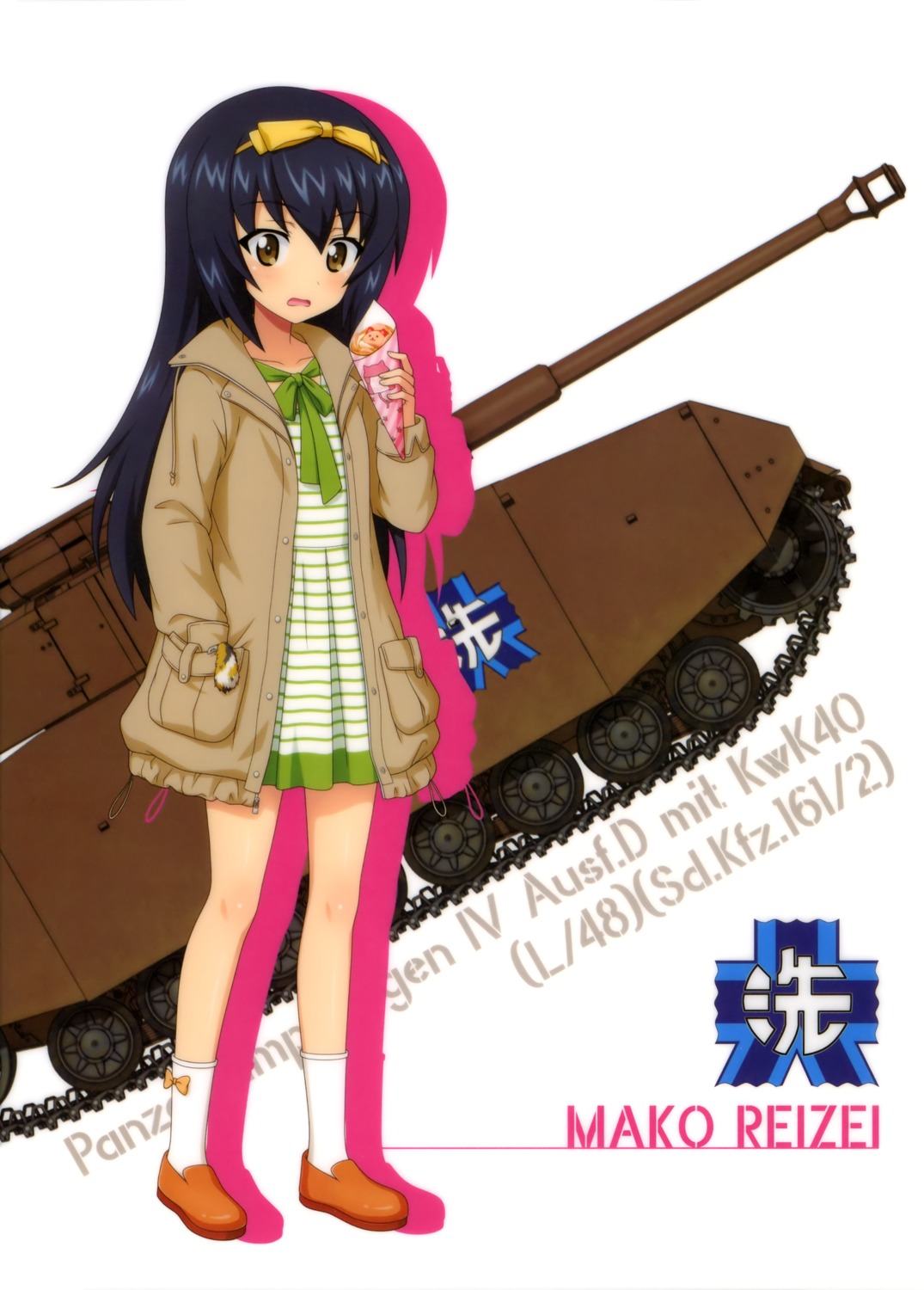 dress girls_und_panzer reizei_mako tagme