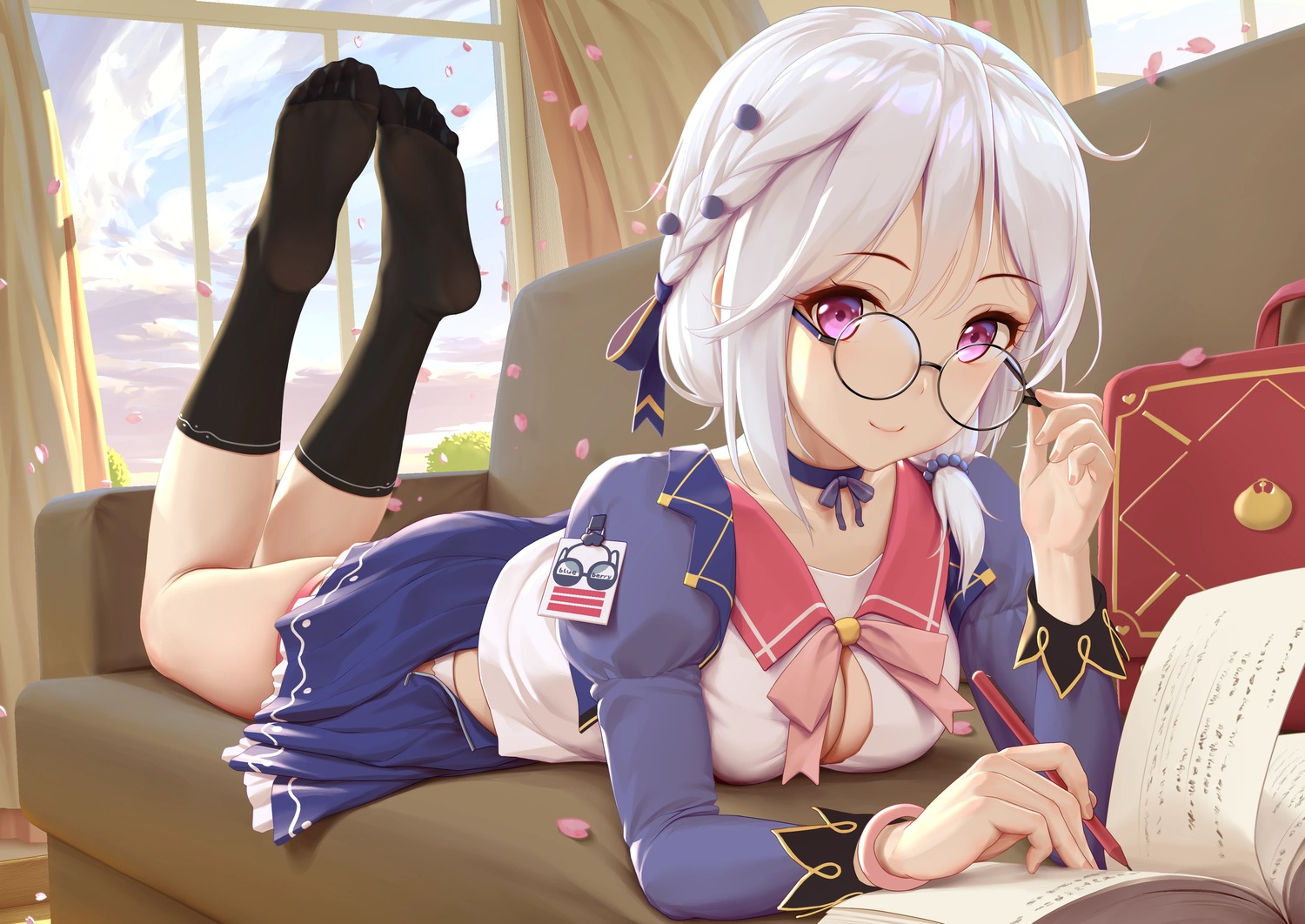 garter kaguyano megane pantsu seifuku tokinohimitsu