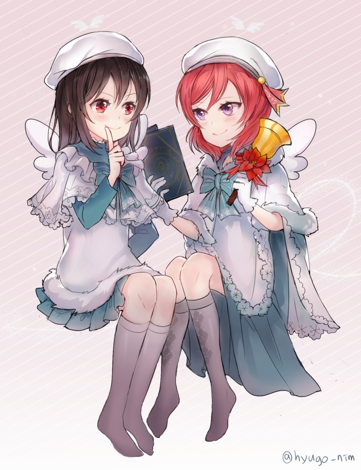 hyugo love_live! nishikino_maki wings yazawa_nico