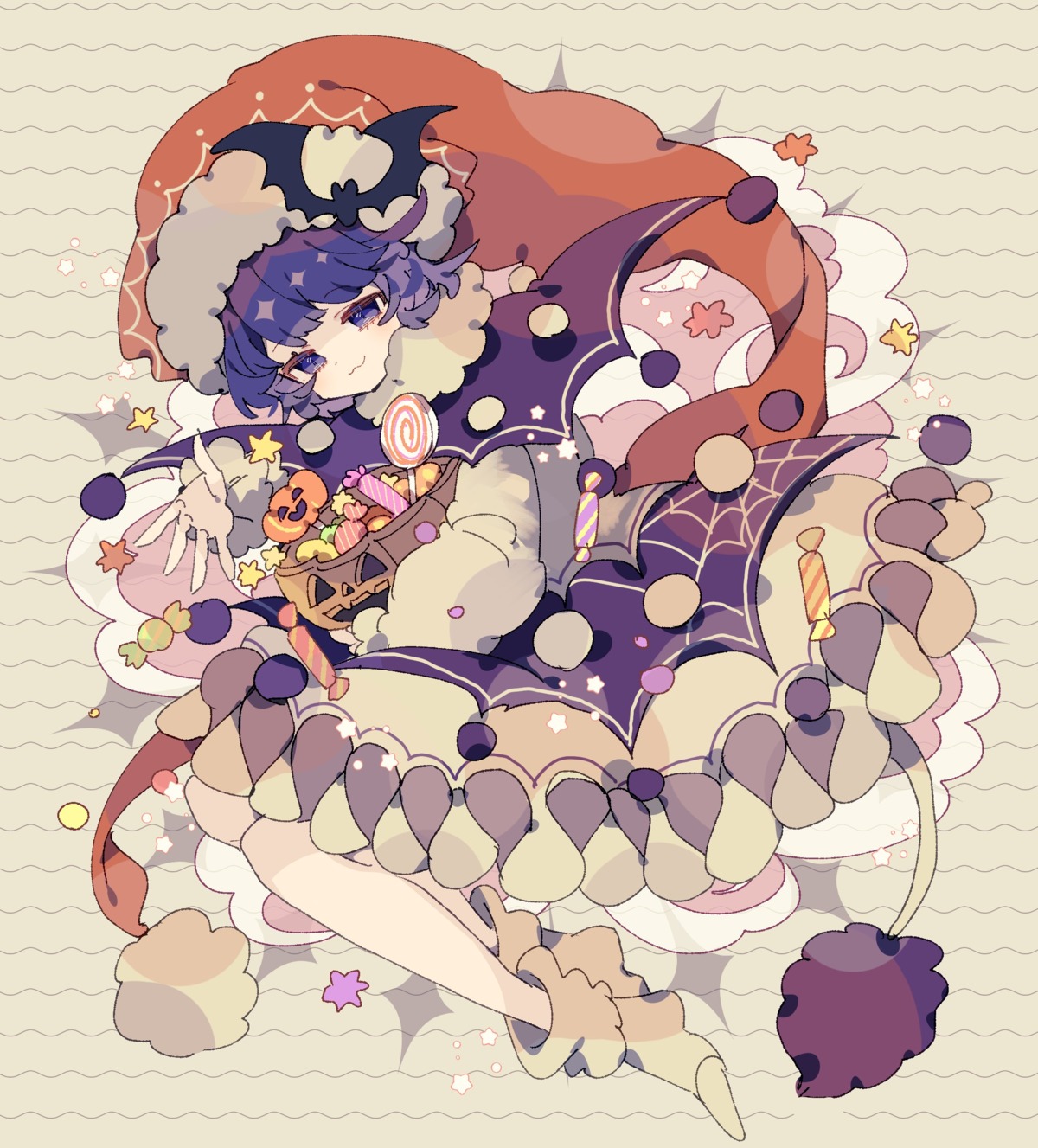 doremy_sweet halloween nikorashika tail touhou