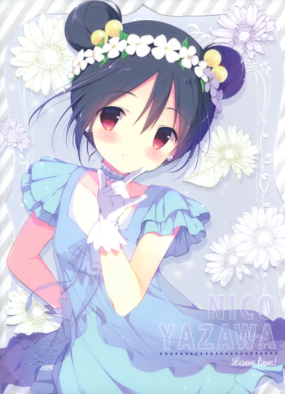 dress love_live! love_live!_(series) shiratama shiratamaco yazawa_nico