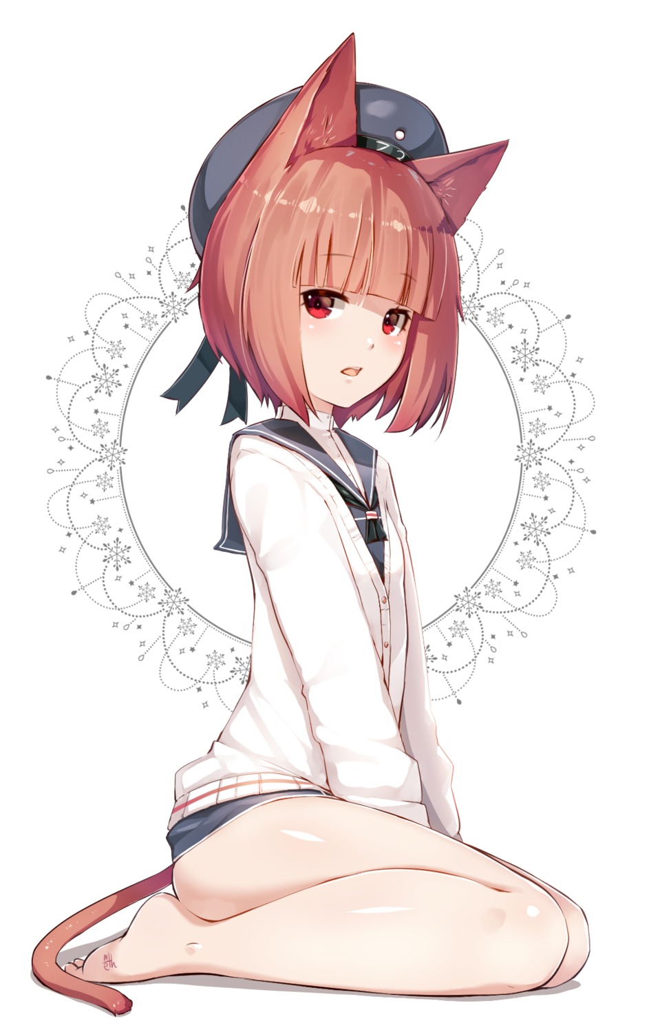 animal_ears kantai_collection meth_(emethmeth) seifuku sweater z3_max_schultz_(kancolle)