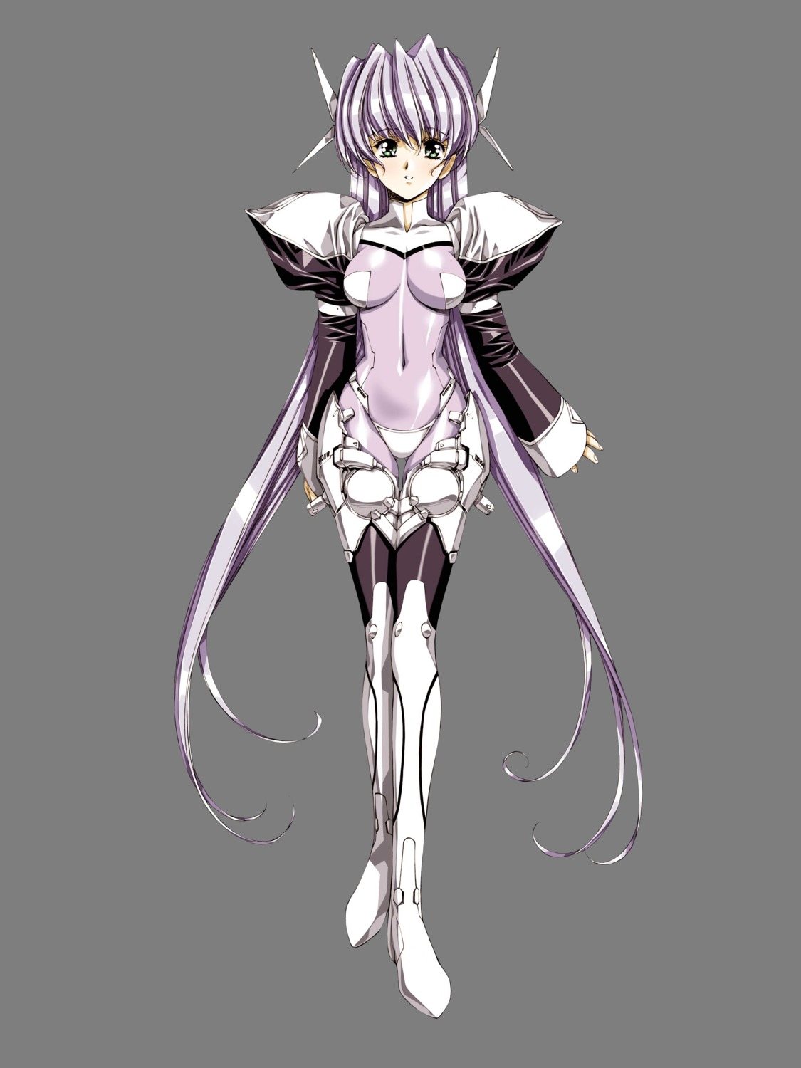 armor bodysuit growlanser growlanser_iv thighhighs transparent_png urushihara_satoshi