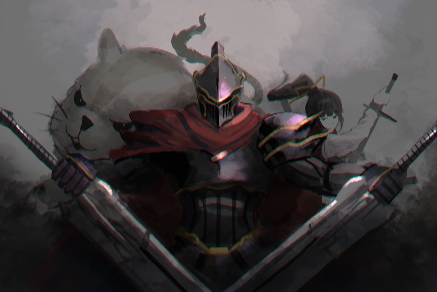 armor kodai3223 momonga_(overlord) narberal_gamma overlord sword