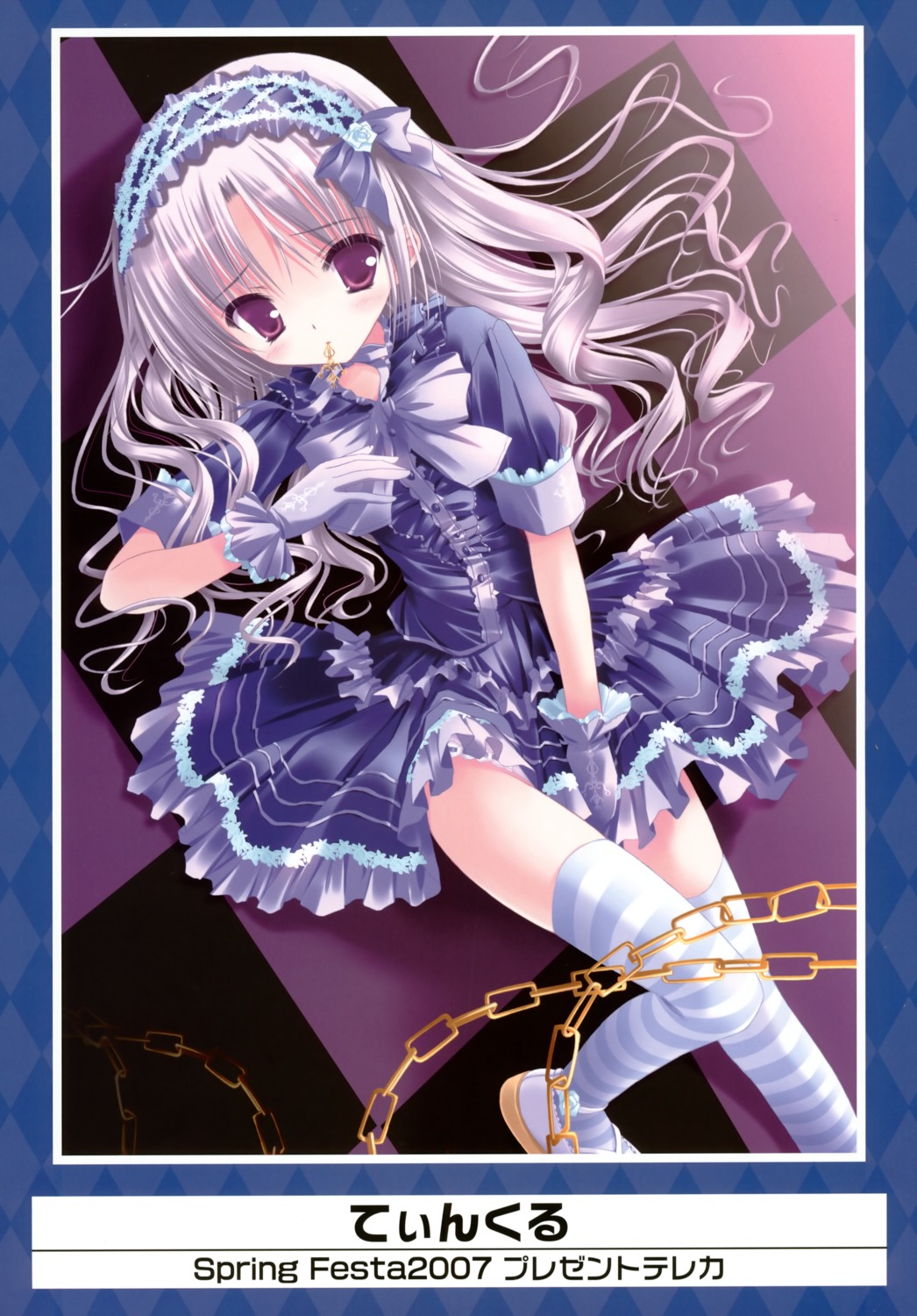 lolita_fashion pantsu thighhighs tinkle