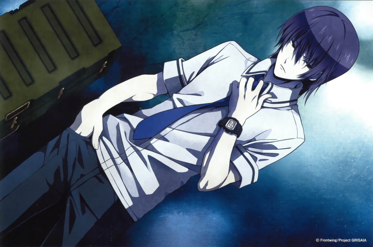 endcard grisaia grisaia_no_kajitsu kazami_yuuzi male tsukumo