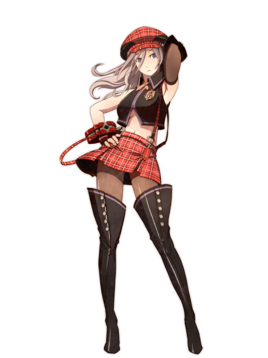 arisa_iriinchina_amieera god_eater pantyhose scanning_artifacts thighhighs