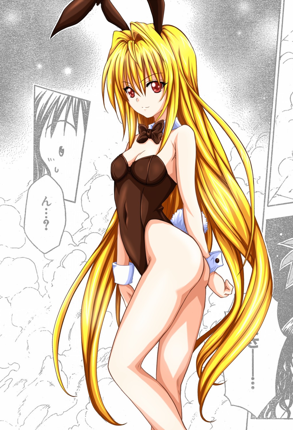 animal_ears bunny_ears bunny_girl golden_darkness to_love_ru vector_trace