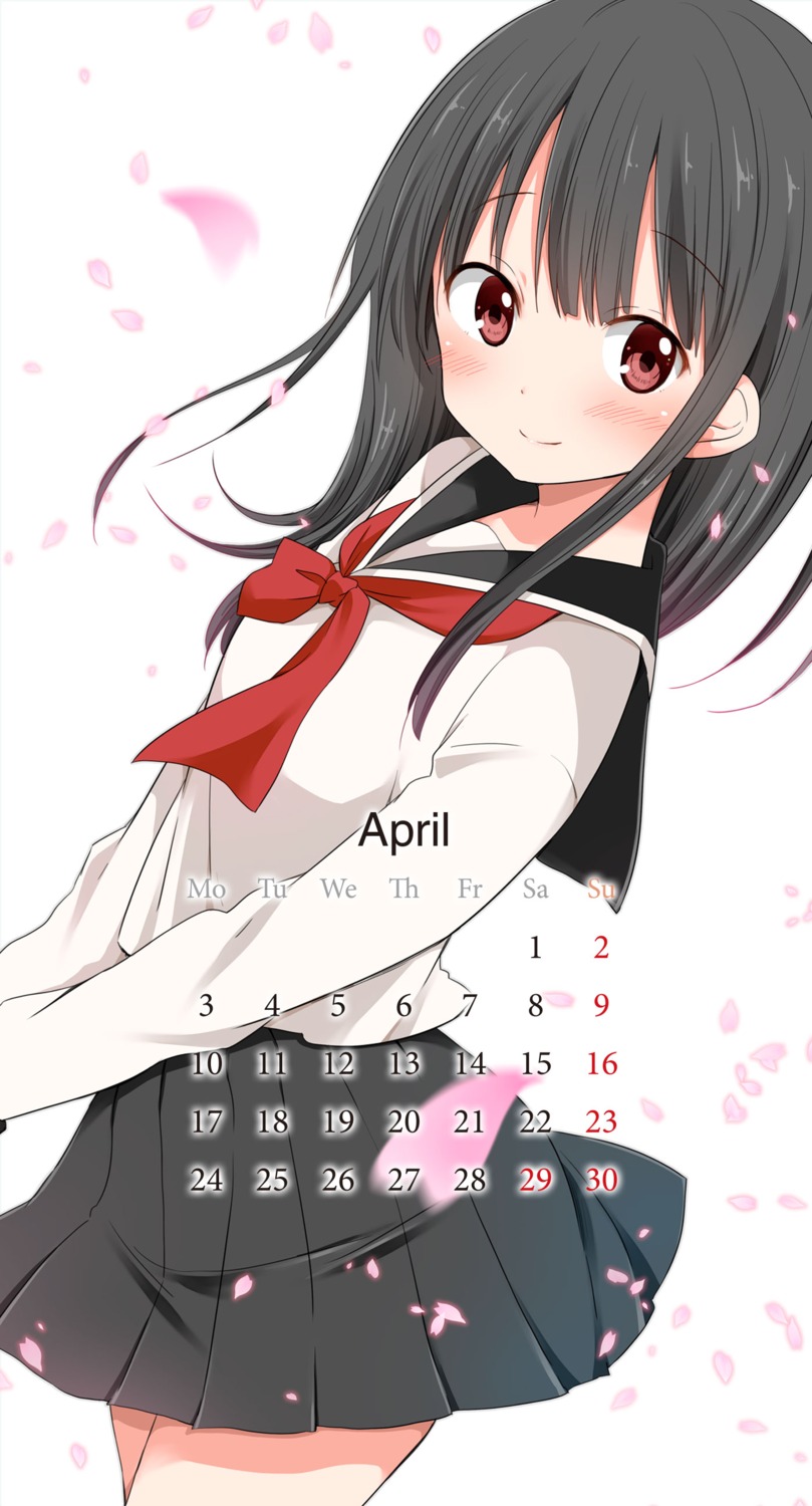 calendar ragho_no_erika seifuku