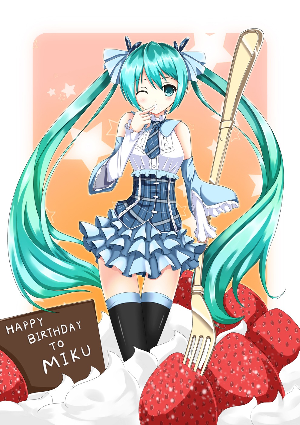 fatke hatsune_miku thighhighs vocaloid