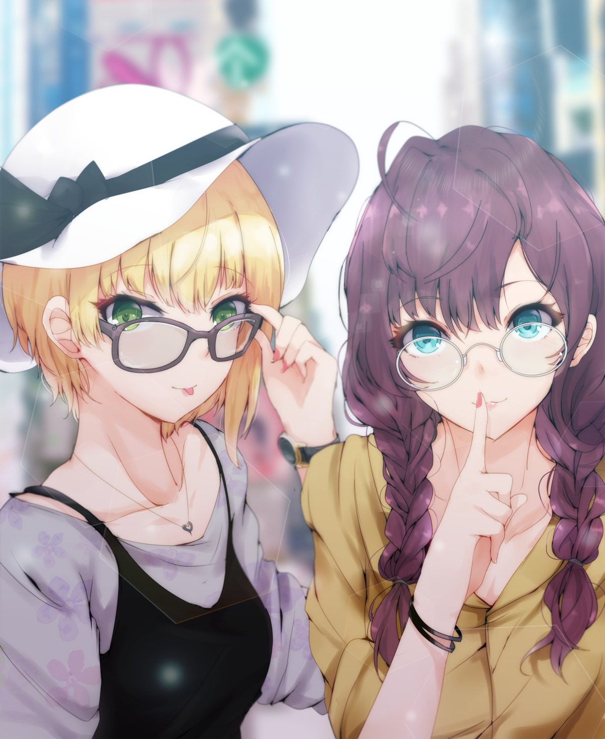 ichinose_shiki megane miyamoto_frederica ryuu. the_idolm@ster the_idolm@ster_cinderella_girls