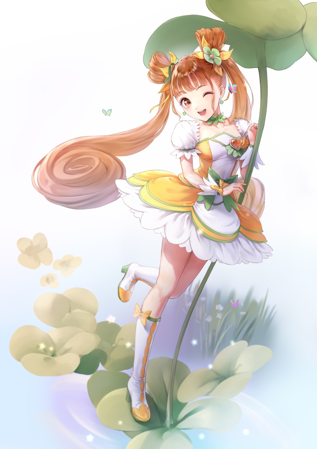 dokidoki!_precure dress minato_asuka pretty_cure yotsuba_alice