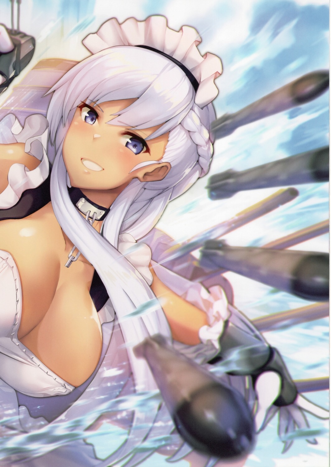 armadillo azur_lane belfast_(azur_lane) maid renji