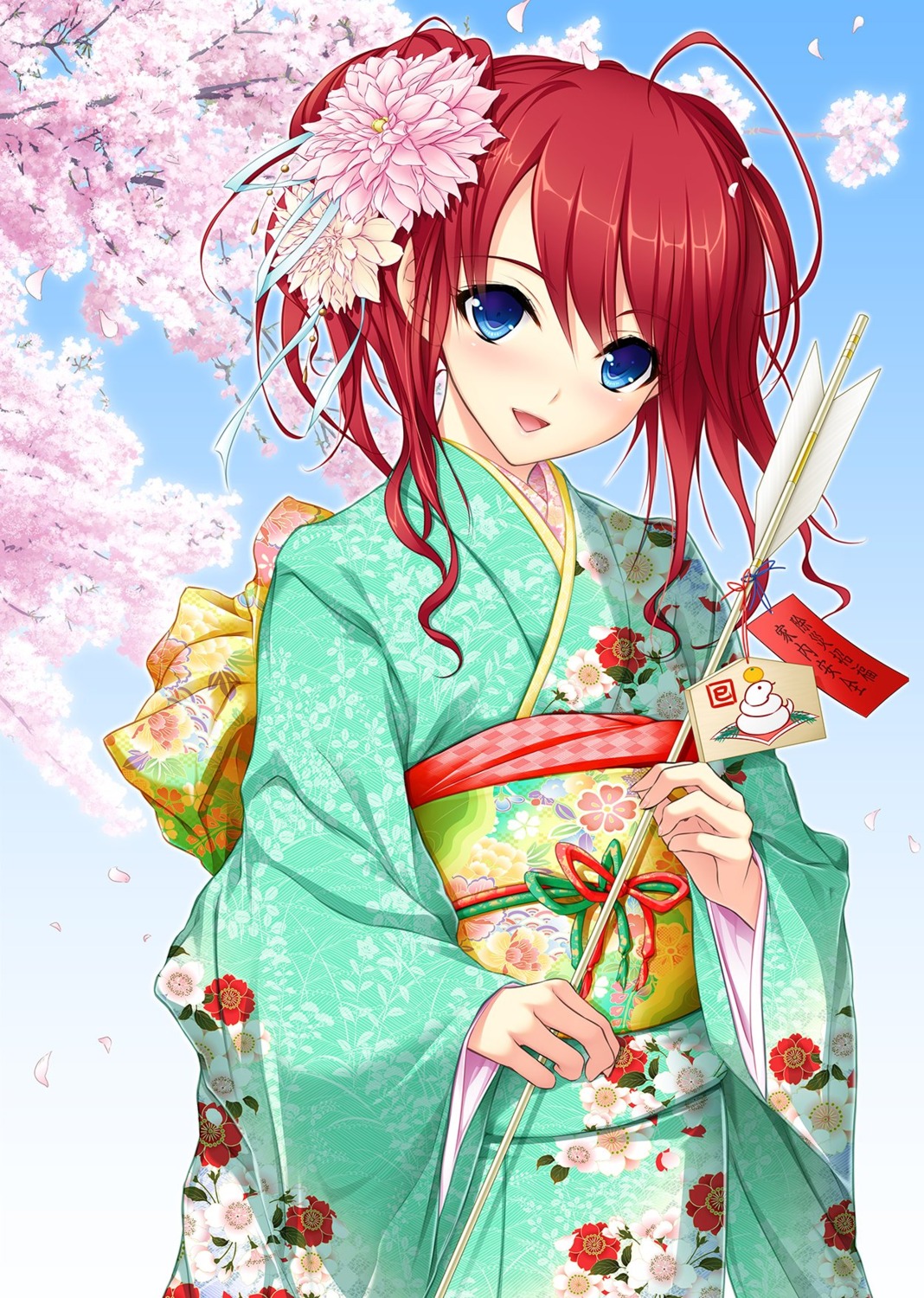 akino_subaru hatsukoi_1/1 kimono tone_work's tsukishima_kyou