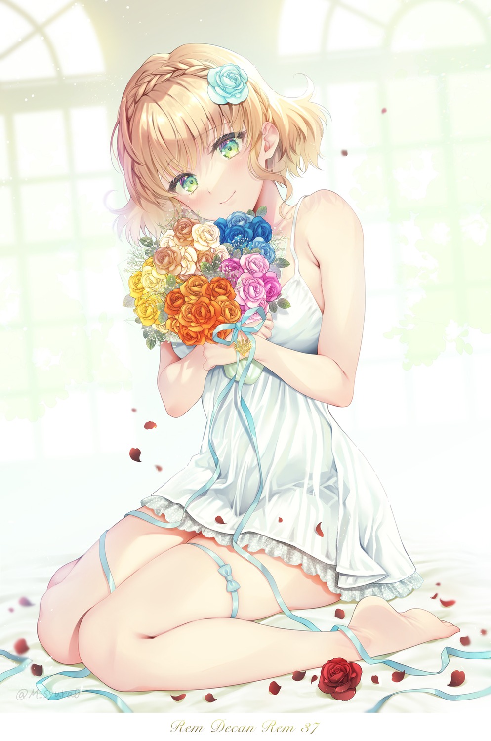 dress garter shuragyoku_mami summer_dress