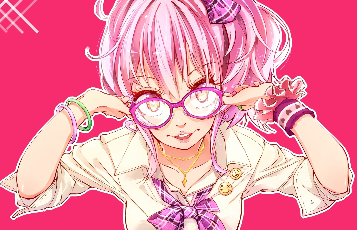 hato_haru jougasaki_mika megane the_idolm@ster the_idolm@ster_cinderella_girls