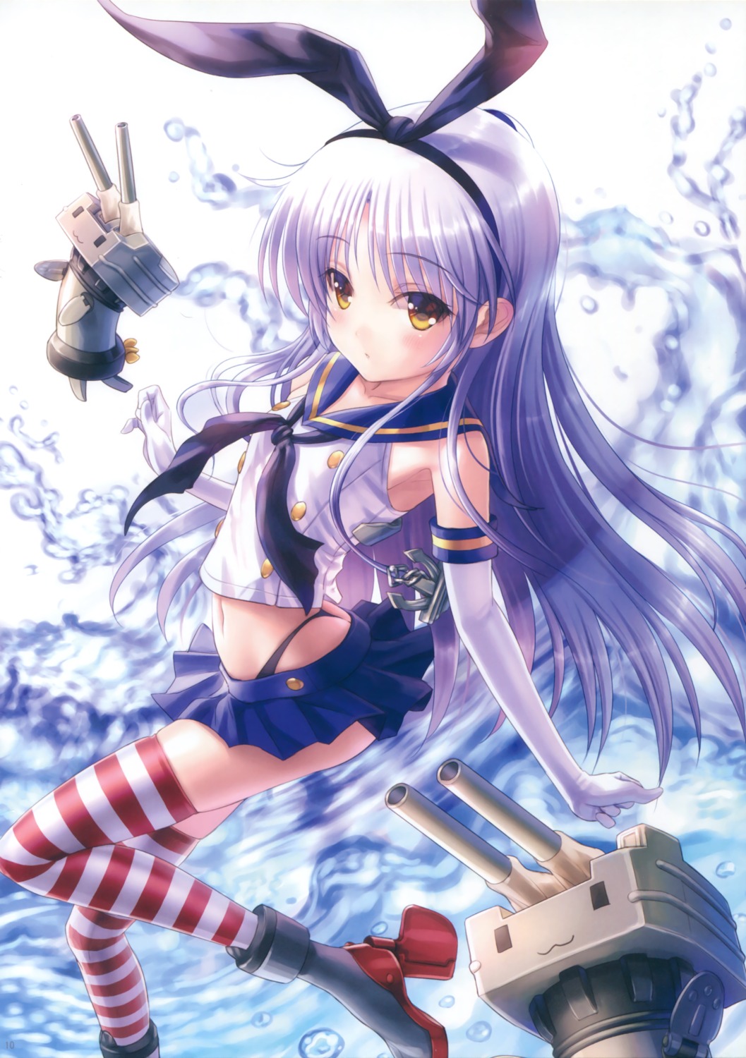 angel_beats! cosplay goto-p heels kantai_collection loli mizuki-chan_club rensouhou-chan shimakaze_(kancolle) tachibana_kanade thighhighs thong