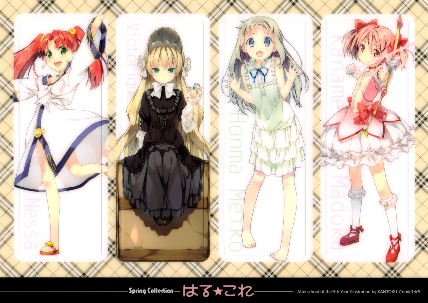 5_nenme_no_houkago ano_hi_mita_hana_no_namae_wo_bokutachi_wa_mada_shiranai crossover feet fractale gosick honma_meiko kaname_madoka kantoku mahou_shoujo_madoka_magica nessa victorica_de_broix