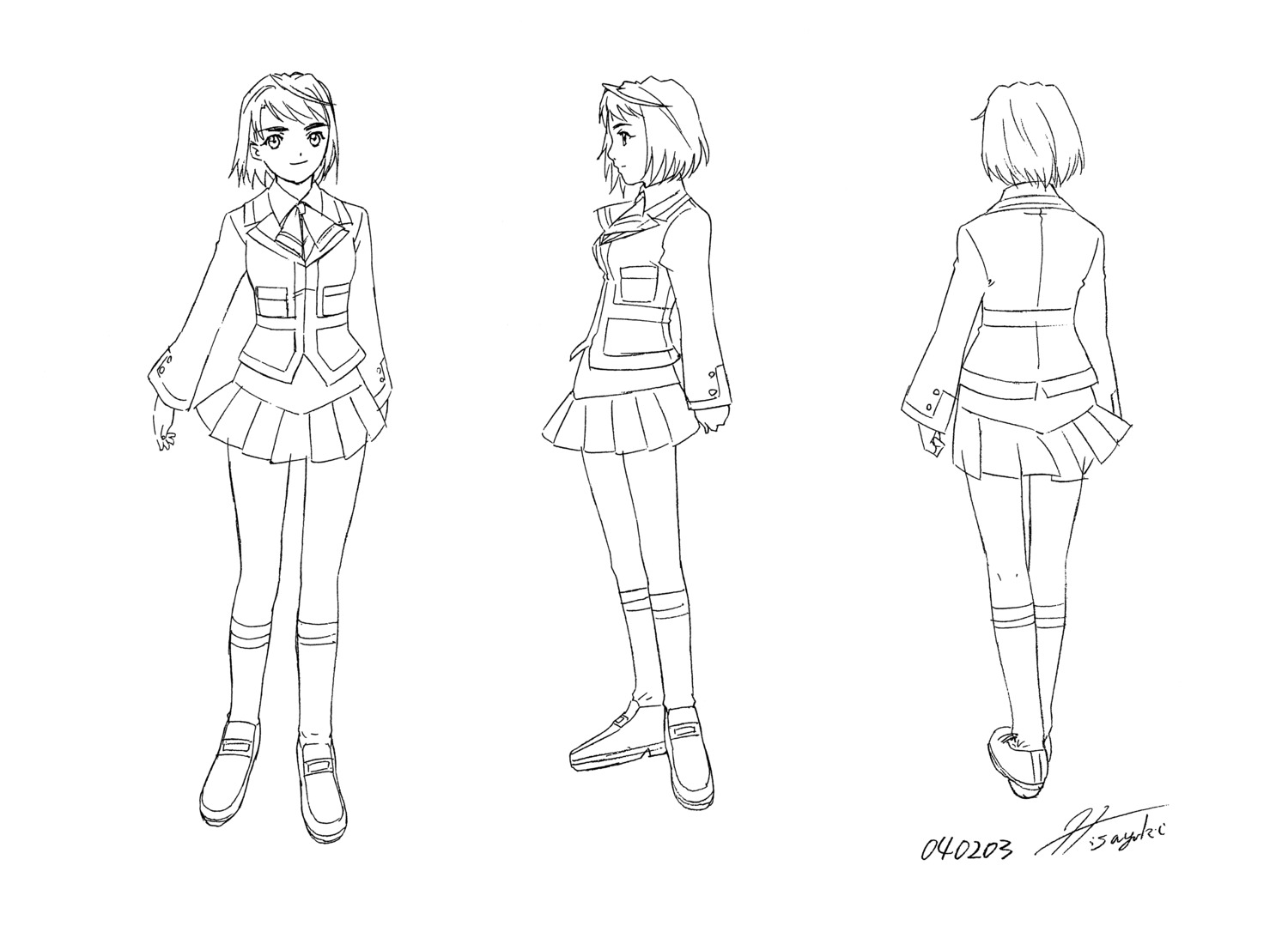 character_design hisayuki_hirokazu mai_hime seifuku tokiha_mai