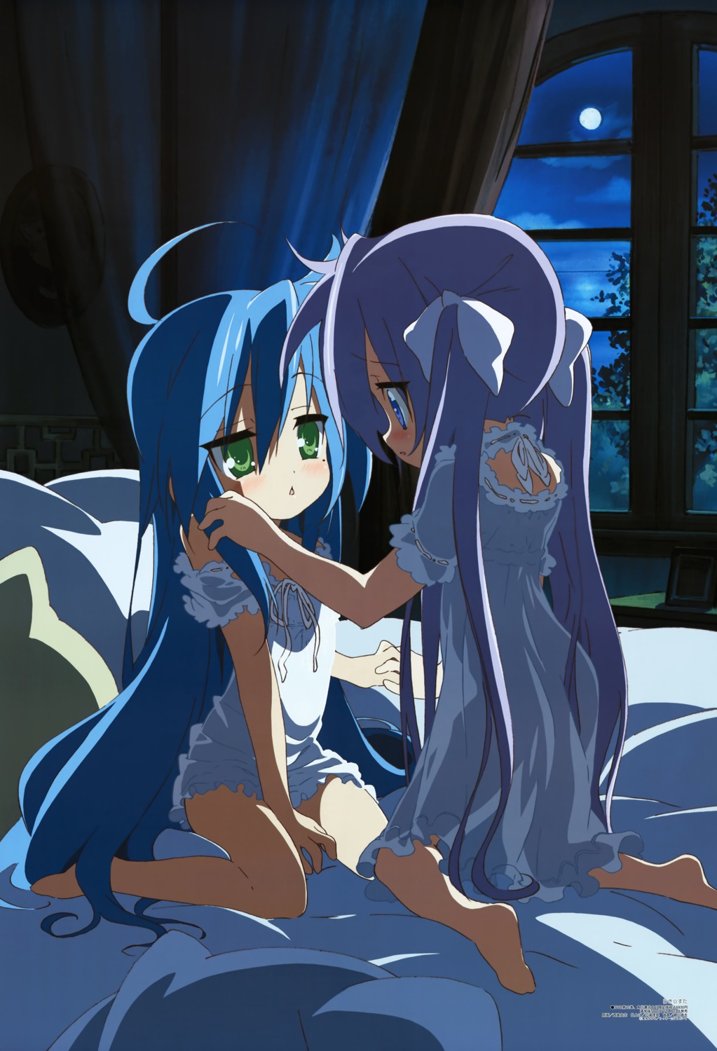 hiiragi_kagami izumi_konata lucky_star nishiya_futoshi yuri