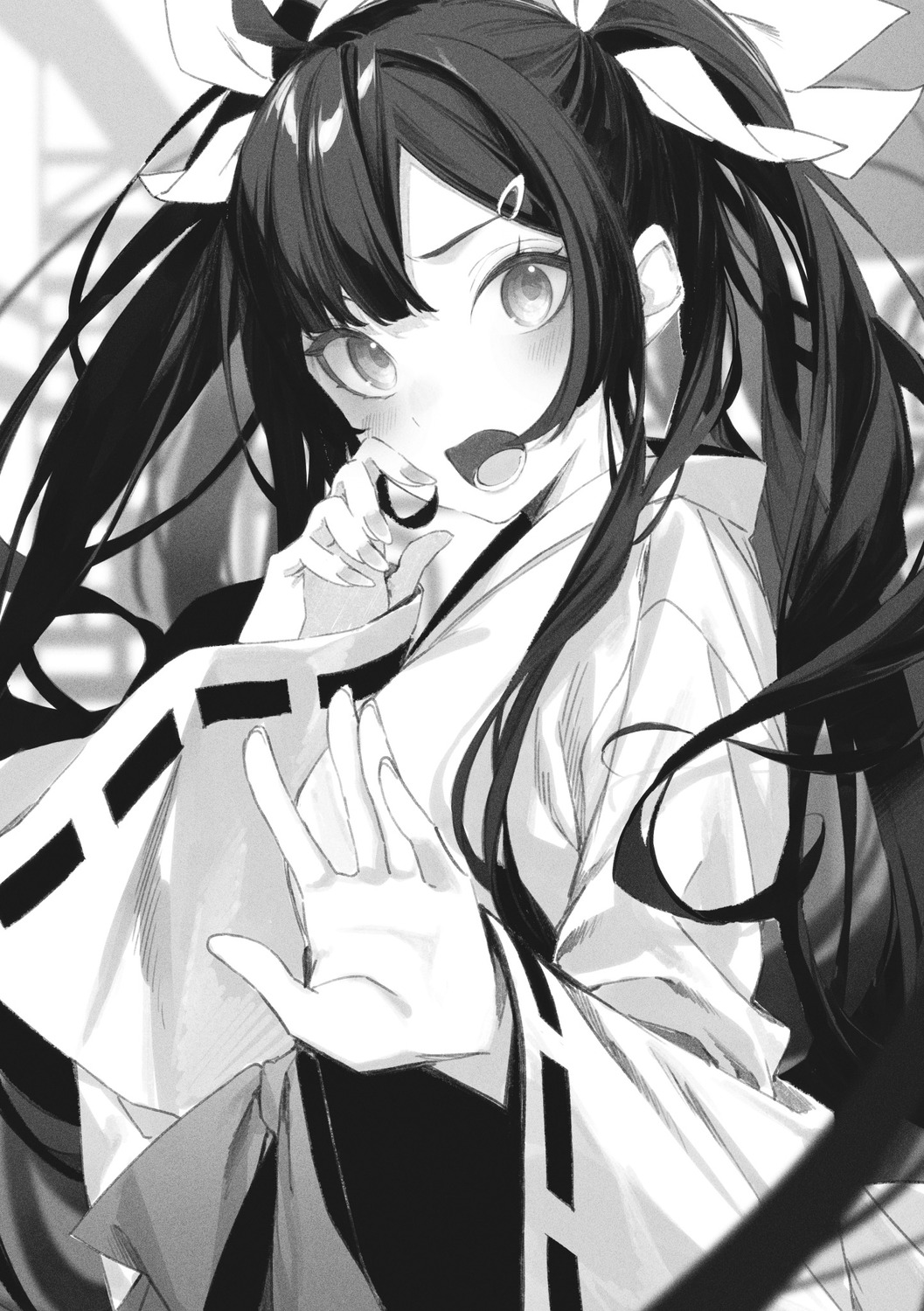 isekai_de_cheat_skill_wo_te_ni_shita_ore_wa_genjitsu_sekai_wo_mo_musou_suru:_level_up_wa_jinsei_wo_kaeta kagurazaka_mai kuwashima_rein miko monochrome