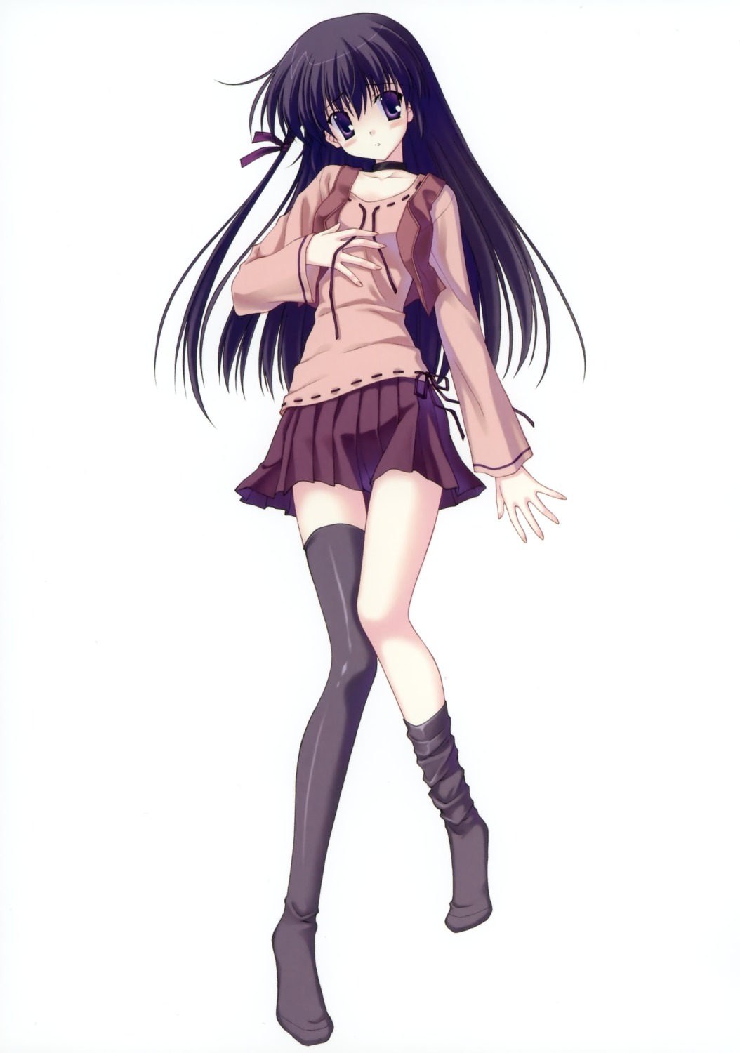 nanao_naru shihou_matsuri sola thighhighs