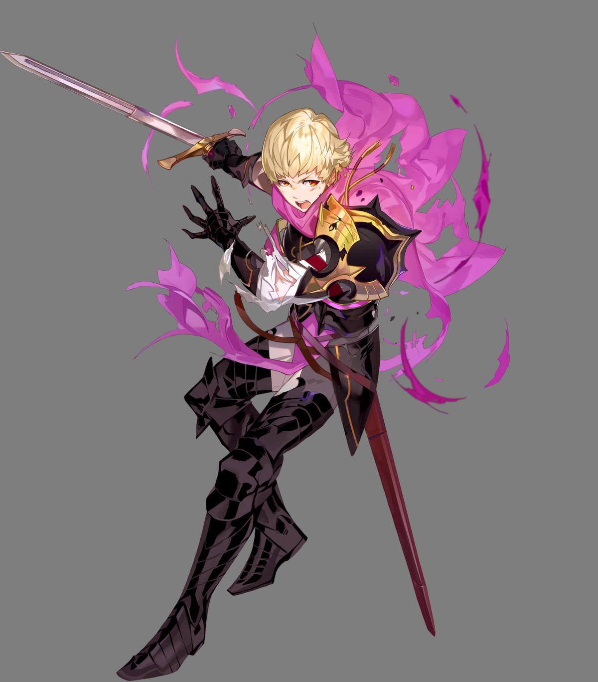 arai_teruko fire_emblem fire_emblem_heroes fire_emblem_if male nintendo siegbert sword torn_clothes transparent_png