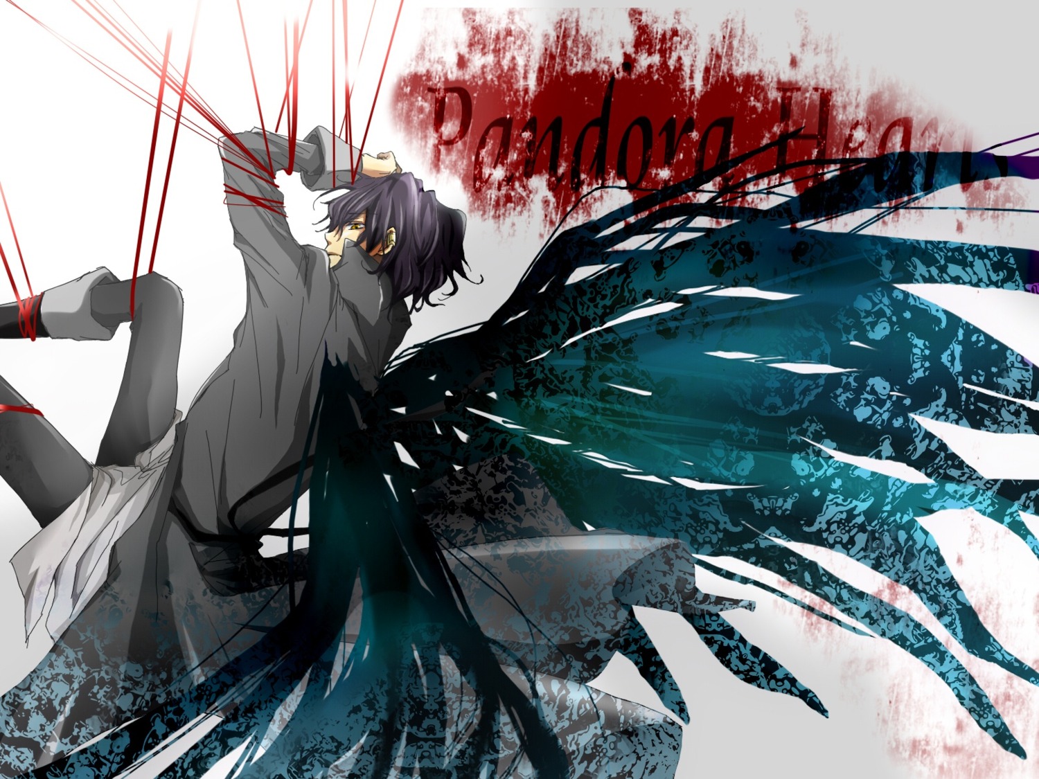 gilbert_nightray jpeg_artifacts male mutuha69 pandora_hearts wallpaper wings