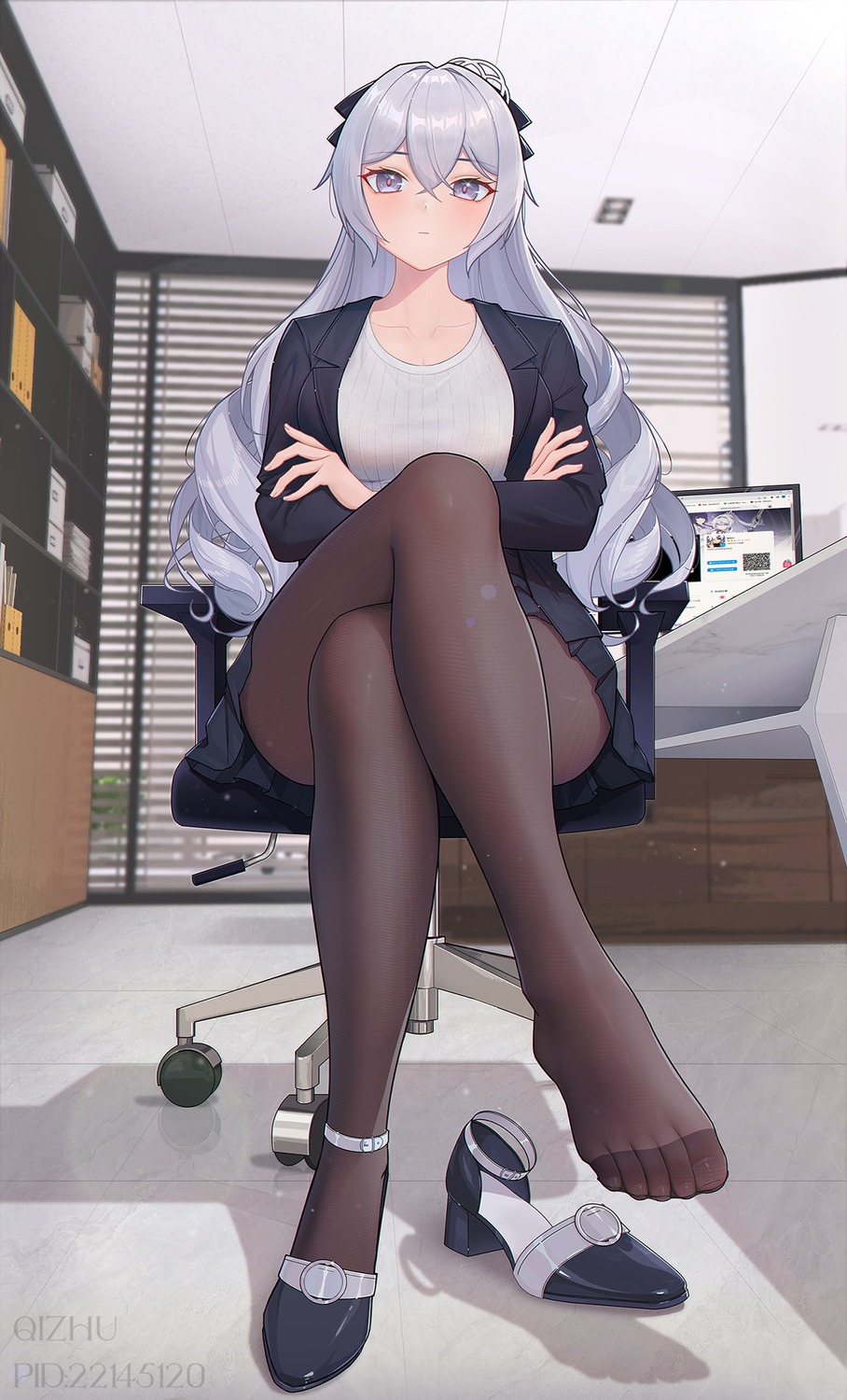 benghuai_xueyuan bronya_zaychik feet honkai_impact pantyhose qizhu