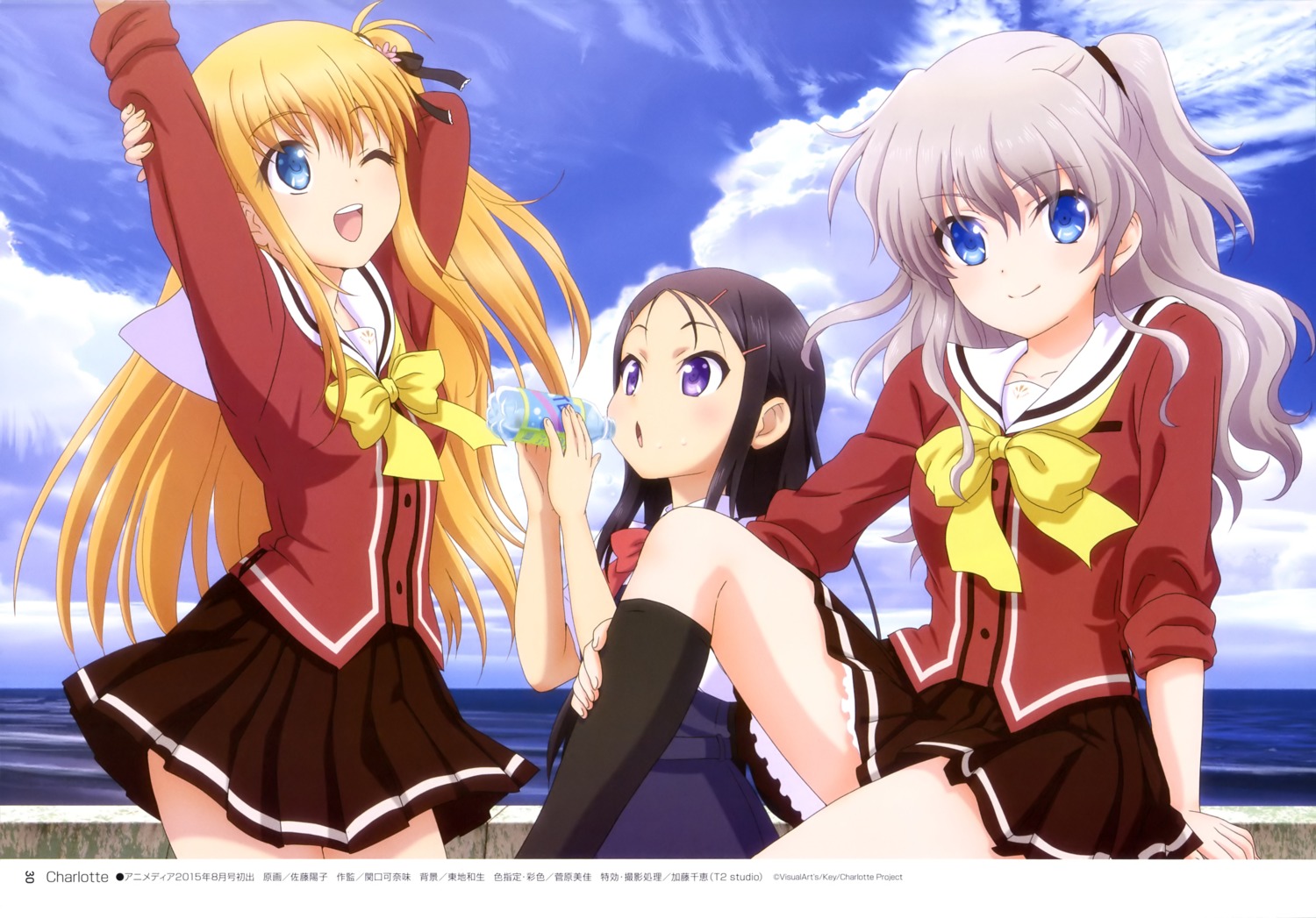 charlotte nishimori_yusa otosaka_ayumi satou_youko seifuku tomori_nao