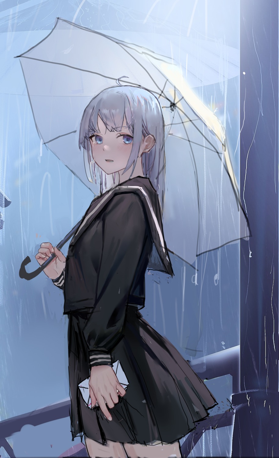 duzizai seifuku sketch umbrella