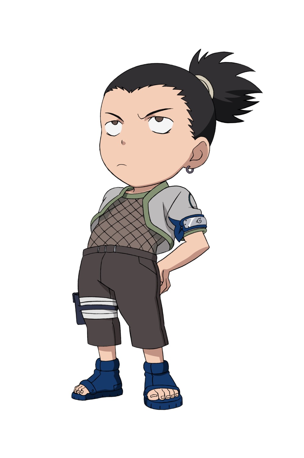 chibi male nara_shikamaru naruto vector_trace