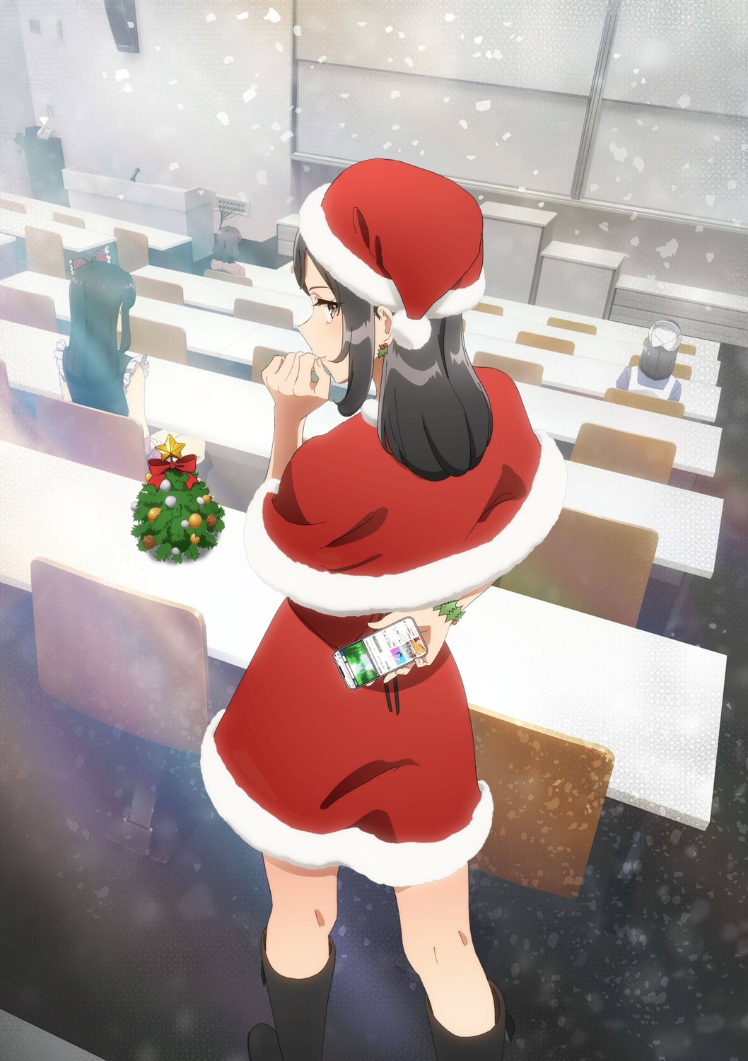 christmas dress iwamizawa_nene seishun_buta_yarou tagme