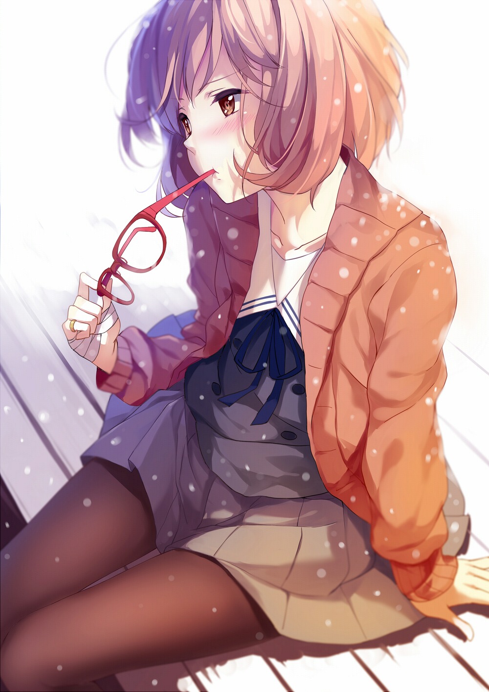 caidychen kuriyama_mirai kyoukai_no_kanata pantyhose