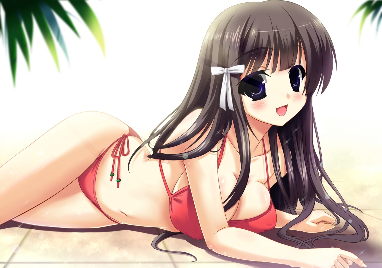 bikini cleavage subaru_(artist) swimsuits