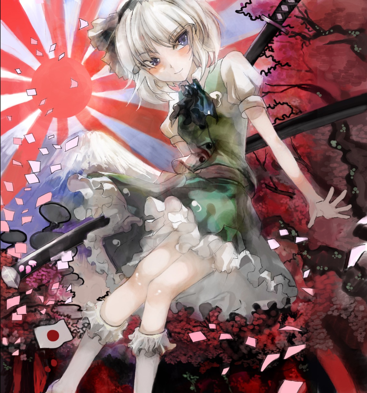 asuka_(moto) konpaku_youmu sword touhou