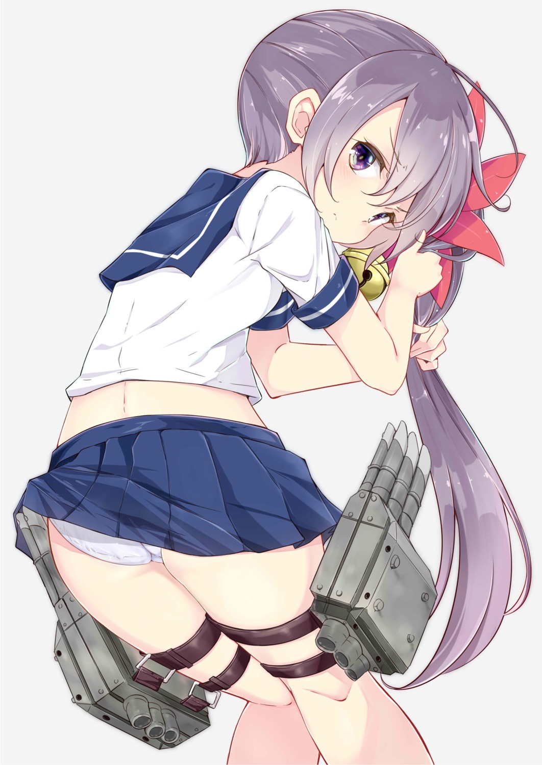 akebono_(kancolle) ass hamaken kantai_collection pantsu seifuku skirt_lift