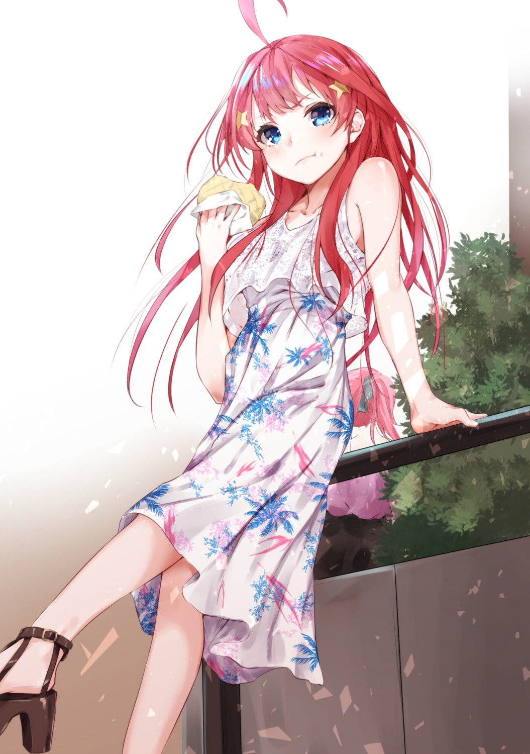 5-toubun_no_hanayome dress heels nakano_itsuki sahara_gensei summer_dress